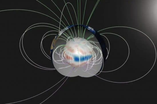 ondes magnétiques noyau terrestre