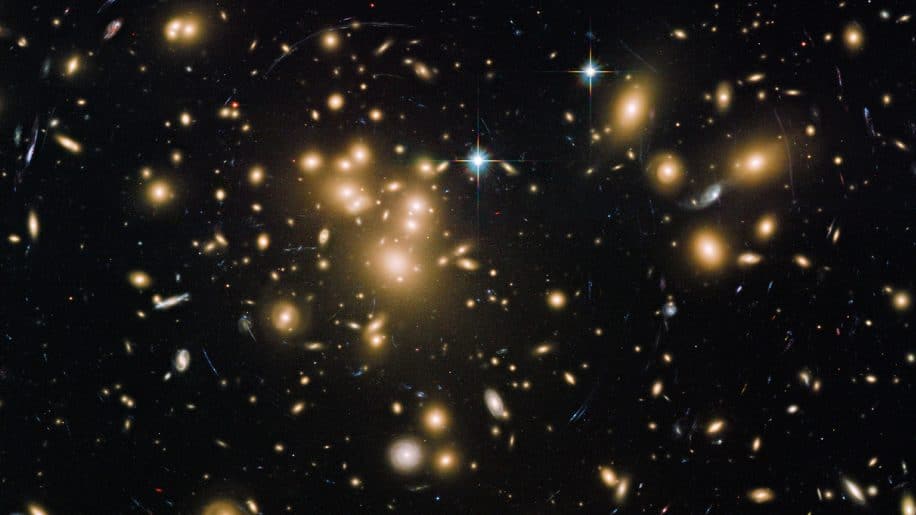 reproduction plasma amas galaxies