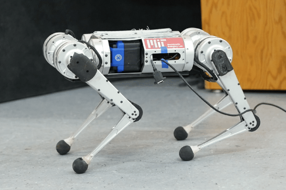 robot mini cheetah mit apprend courir lui même