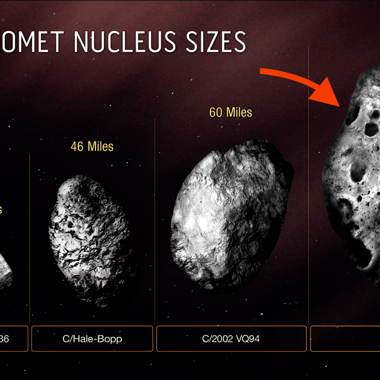 comete c2014 taille plus grande jamais vue hubble couv