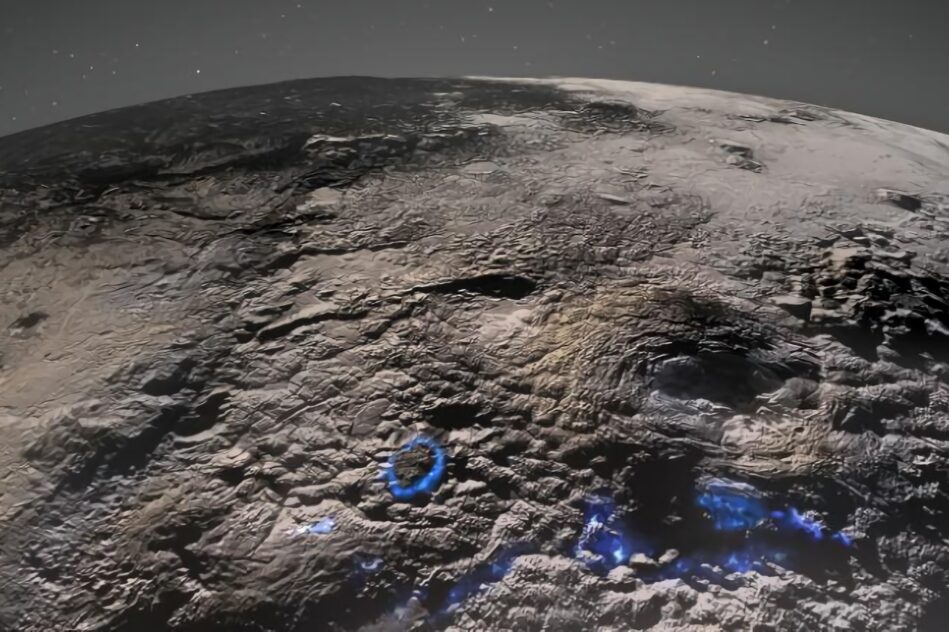 volcans glace decouverts pluton encore en activite