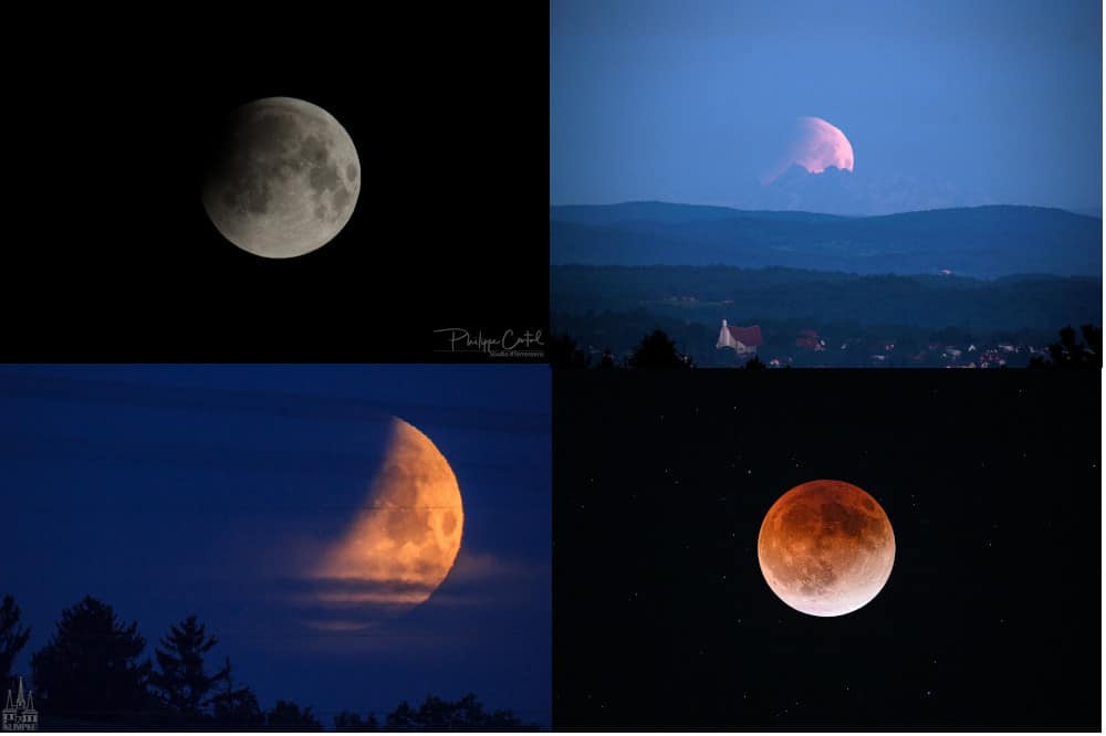 fotos eclipse lunar mayo 2022