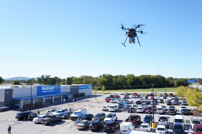 walmart deploi service livraison drones