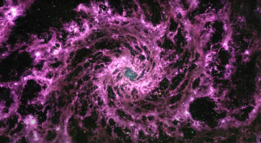 détails galaxie spirale James Webb