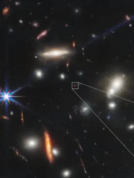 galaxie lointaine james webb chimie
