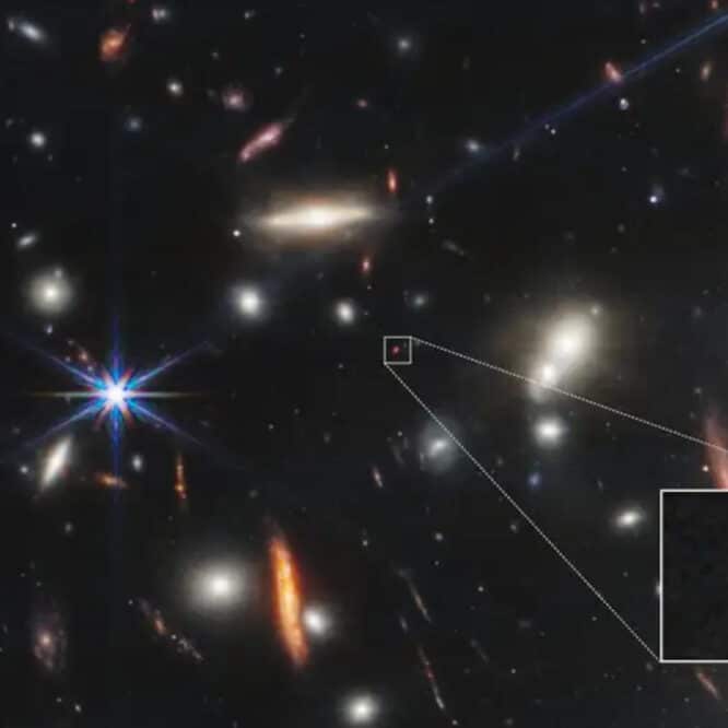galaxie lointaine james webb chimie