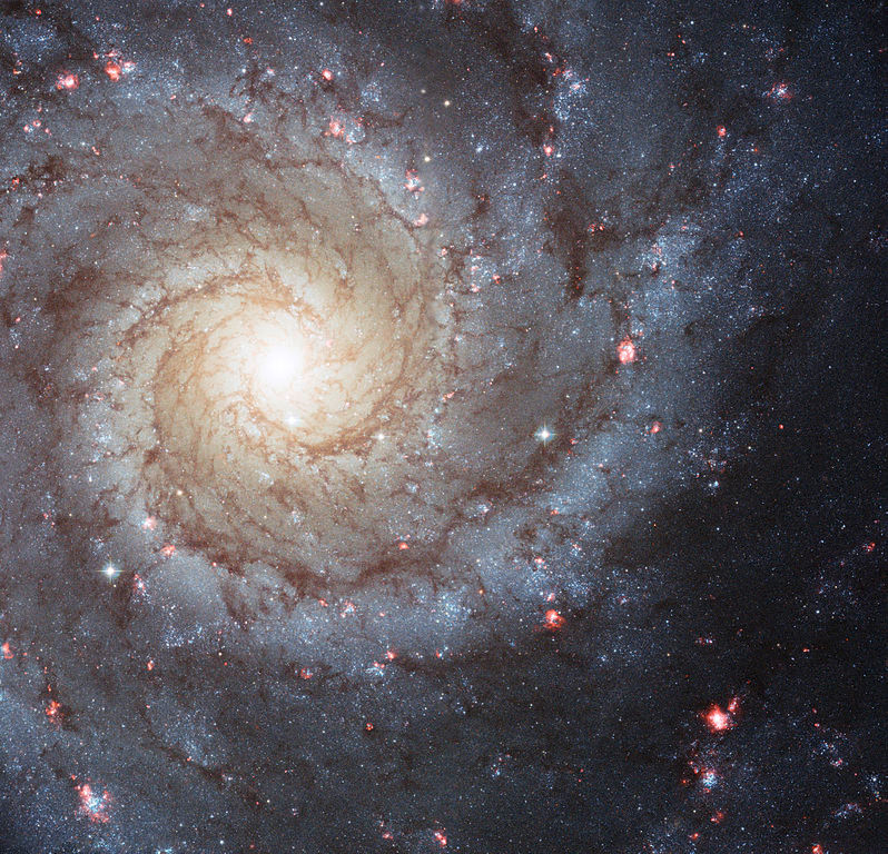 galaxie M74 Hubble