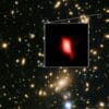 galaxie primordiale en rotation proche big bang histoire univers couv