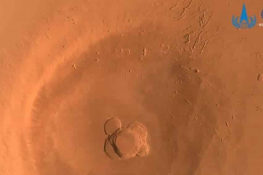 image montagne mars sonde chinois