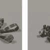 robot mou aimante ruban adhesif poudre metal ramper organe couv