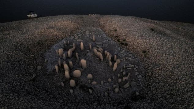 dolmen guadalperal sécheresse Espagne