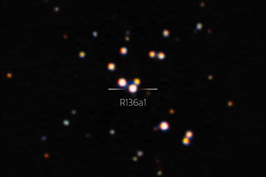 image la plus nette etoile la plus massive univers couv