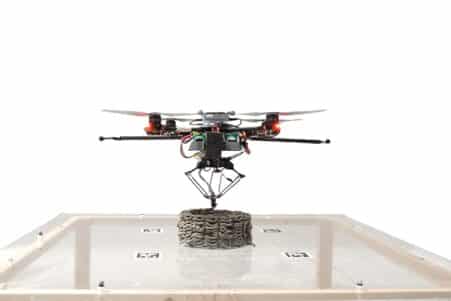 essaim drones imprimer batiments 3D