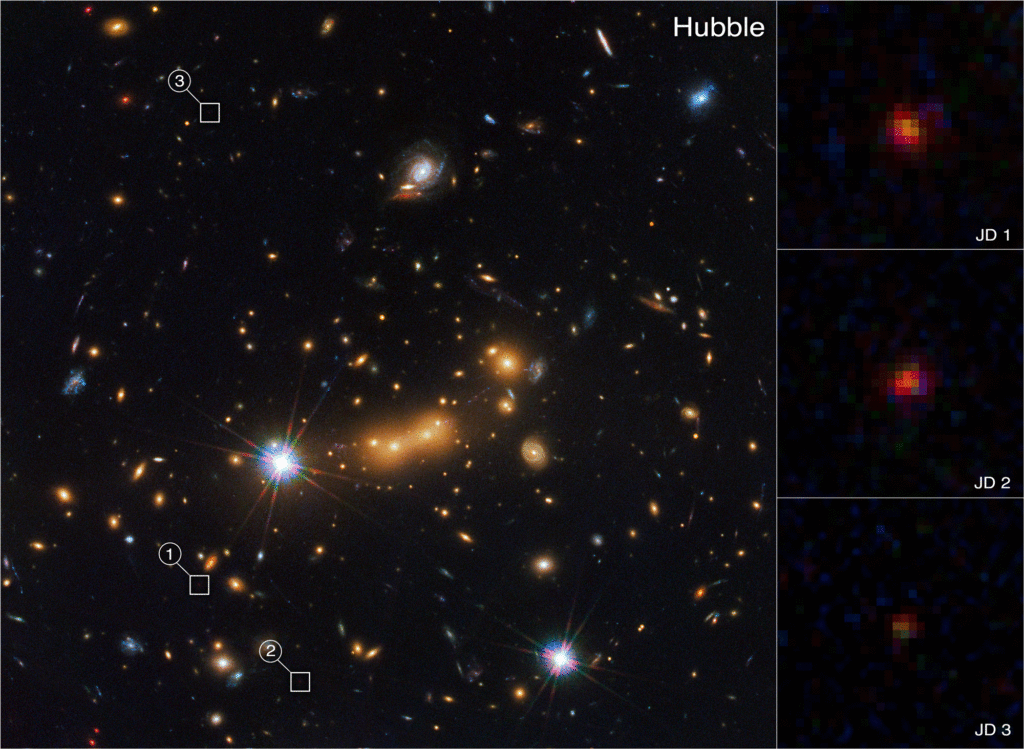 galaxy primeval universe hubble webb