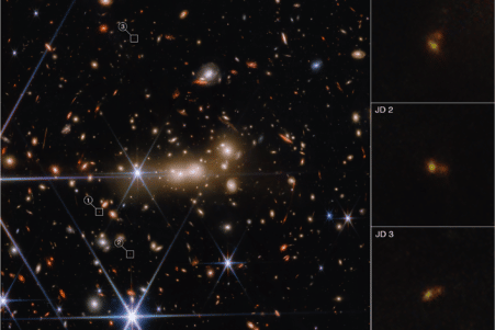 image webb galaxie fusion univers primitif couv