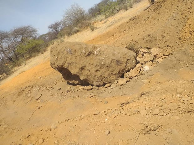 meteorite in situ somalie