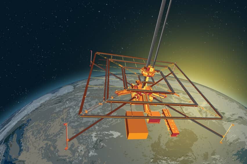 prototype panneau solaire spatial