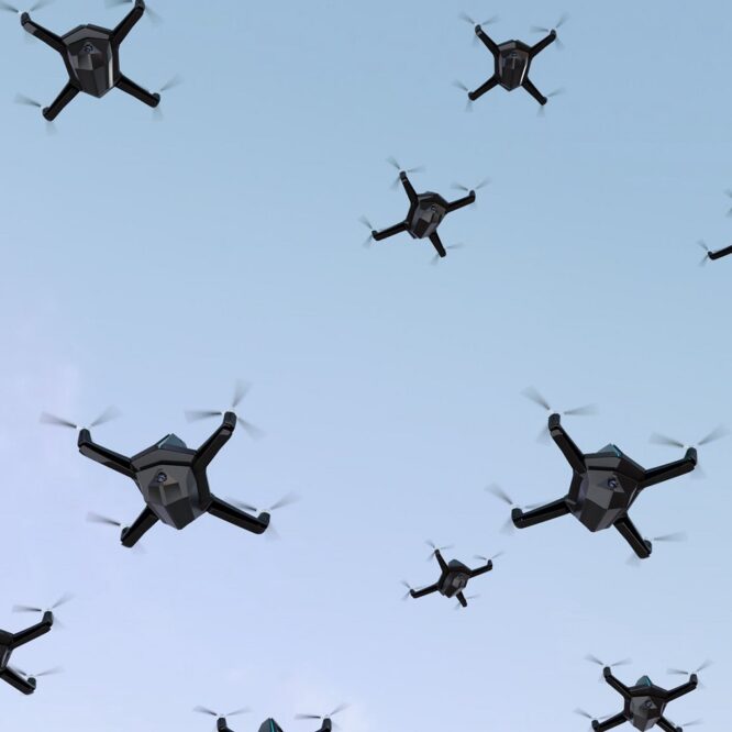armée amérciaine milliers drones coordonnés