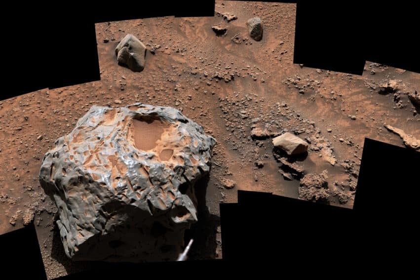 découverte météorite Mars Curiosity