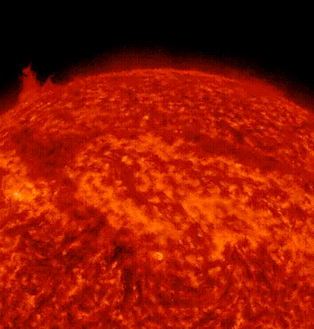grande proeminence solaire vortex geant polaire inedit couv