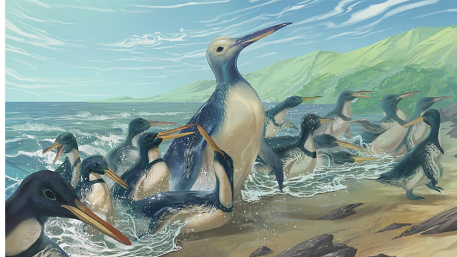 plus grand pingouin existe terre prehistoire nouvelle zelande couv