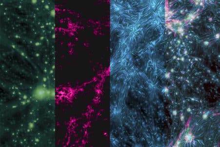 observation ondes choc filaments galactiques