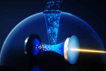 atomes transparents cavité optique