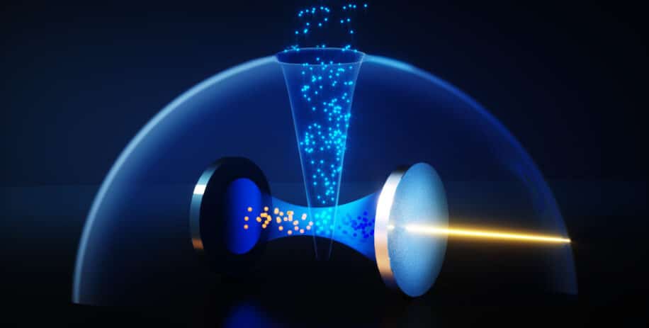 atomes transparents cavité optique