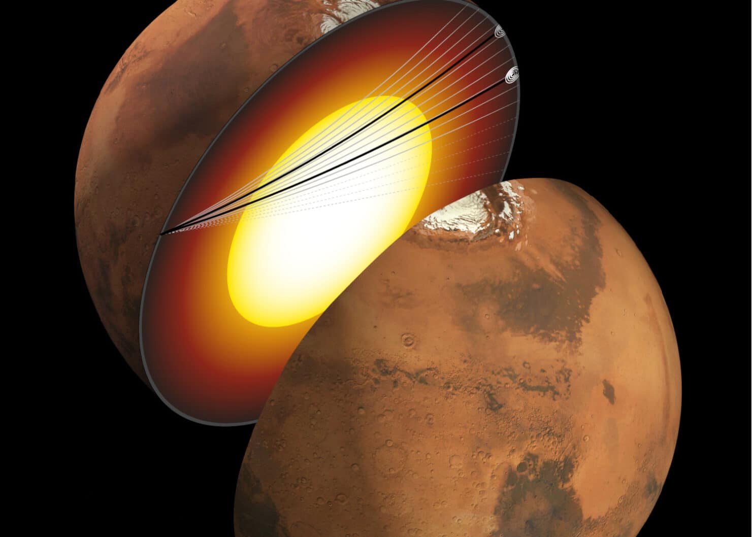 Similarités Terre-Mars : Une possible solidité du noyau interne révélée