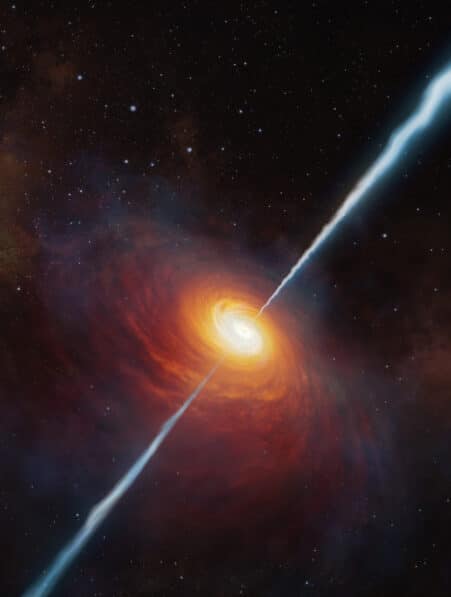 origine quasar resolu collision galaxie couv