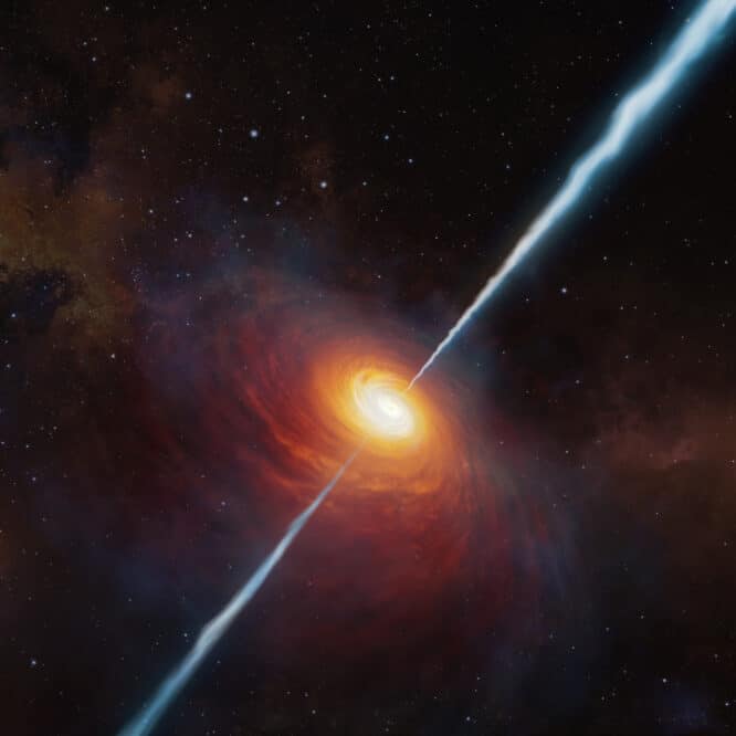 origine quasar resolu collision galaxie couv