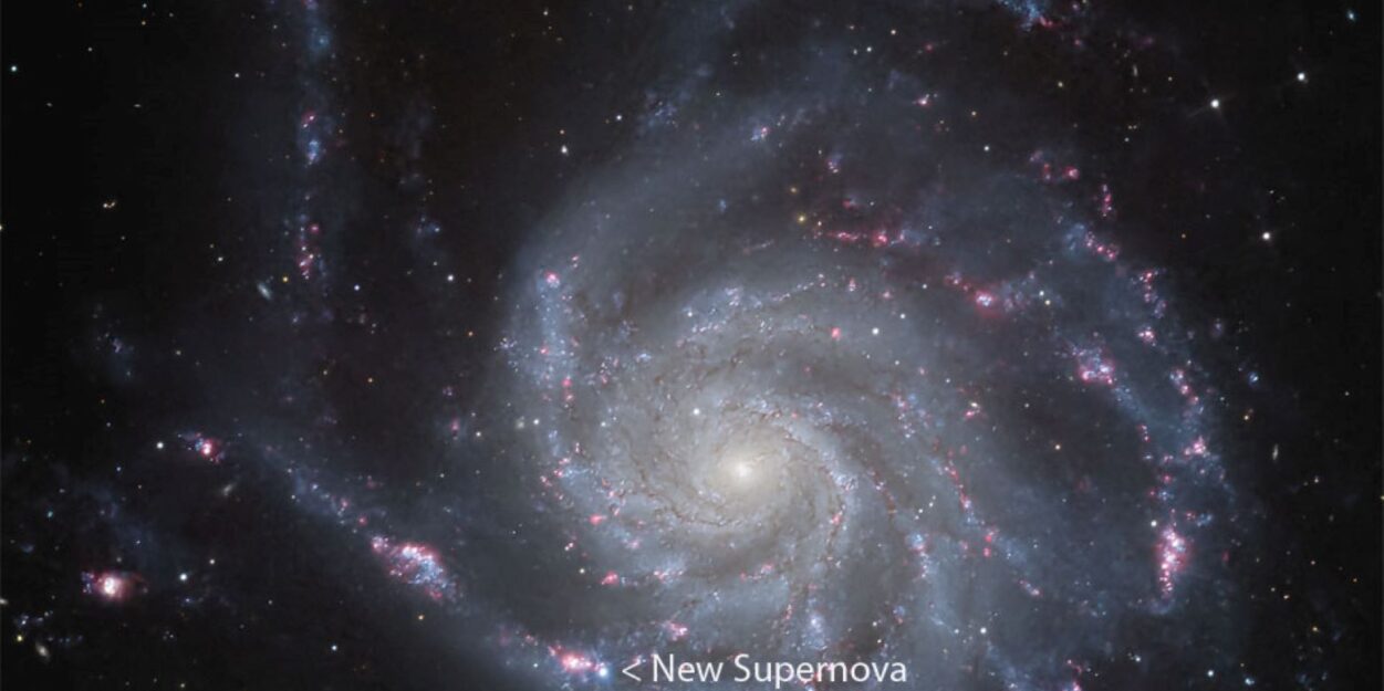 nouvelle supernova detectee proche terre couv