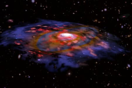 galaxie mature evolution formation univers primitif couv
