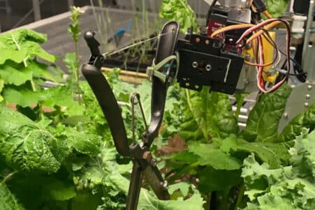 robot jardinier IA alphagarden