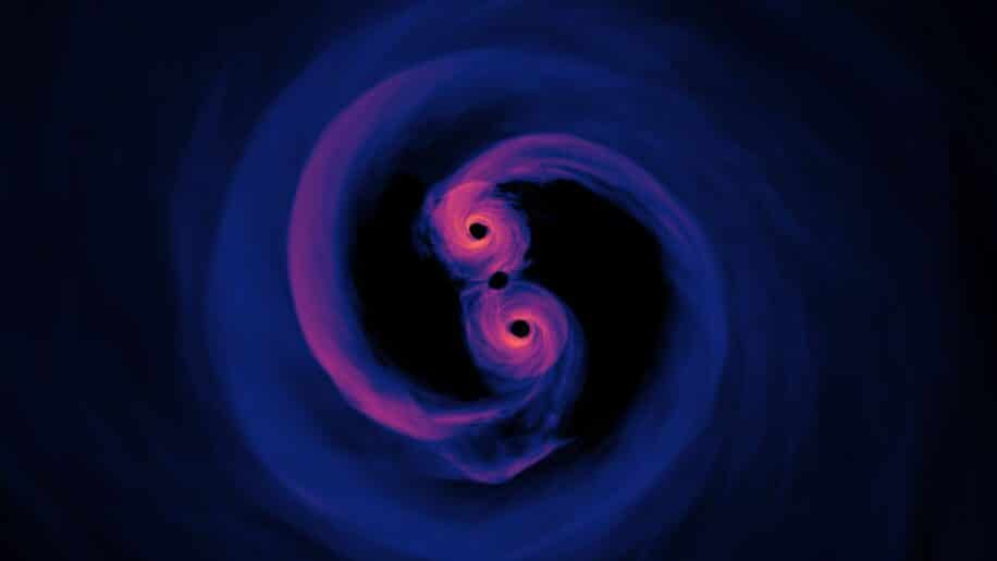 blazar role luminosite trou noir supermassif binaire couv