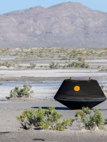 retour capsule echantillon asteroide bennu osiris rex couv