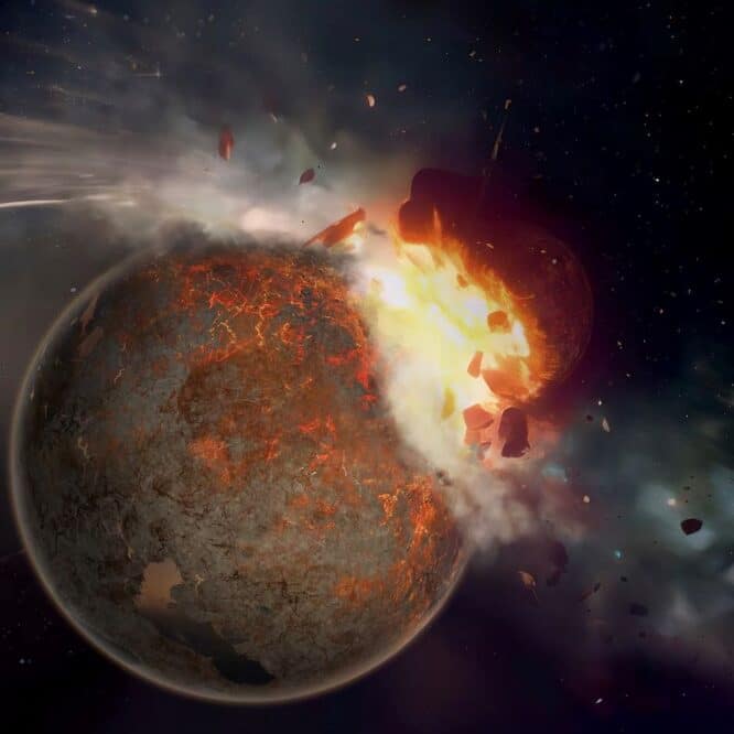 collision protoplanete theia terre anomalies noyau couv