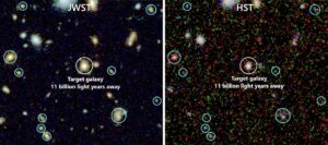 galaxie primordiale luminosite extreme enigme cosmologique couv