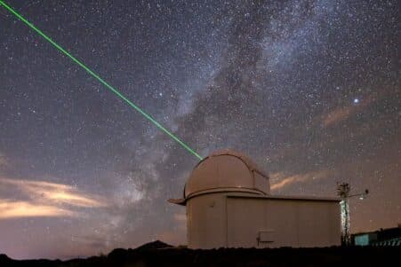 premiere reception message envoye par laser 16 millions kilometres distance COUV