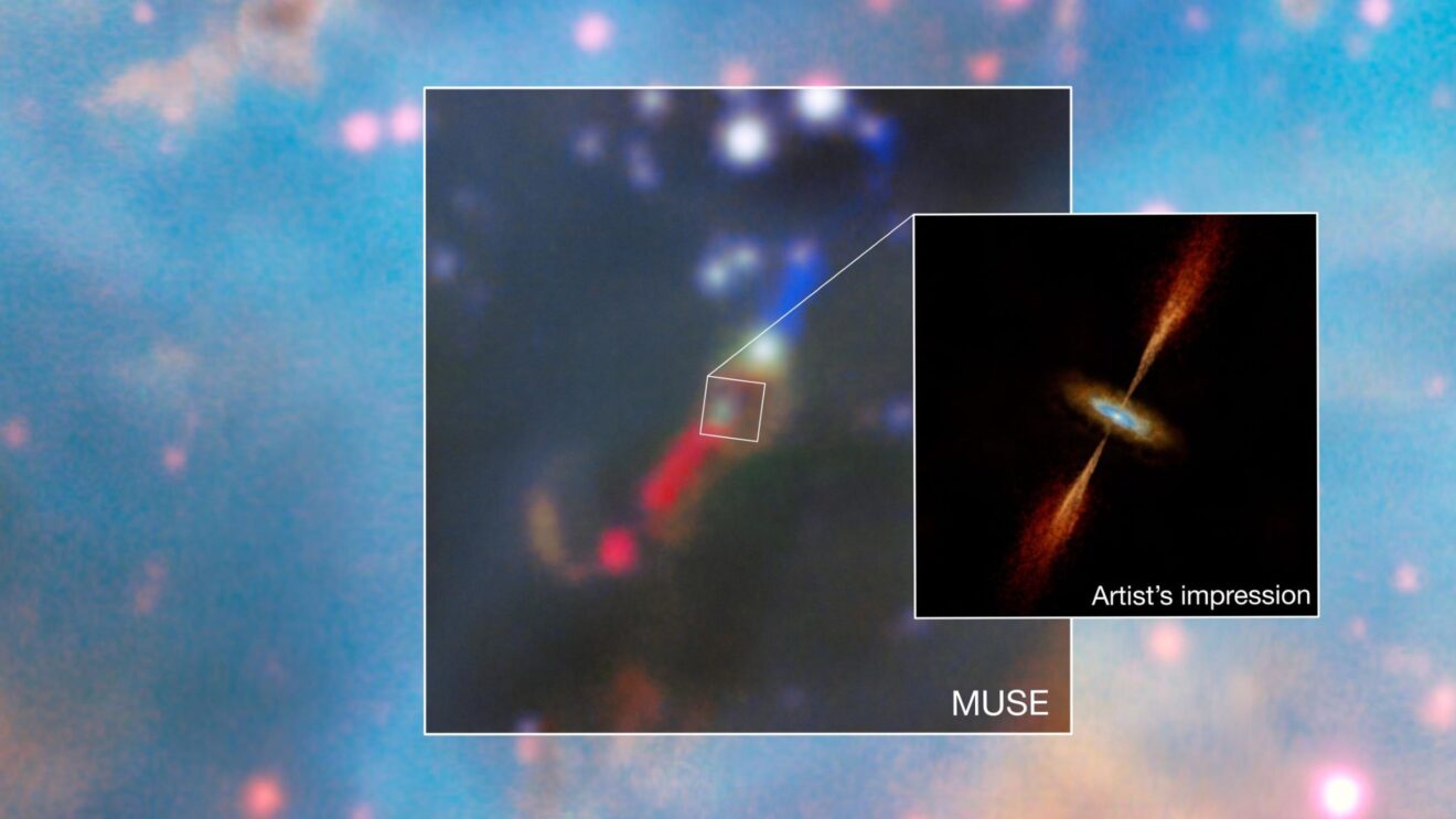 detection premier disque protoplanetaire extragalactique magellan alma couv
