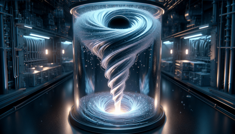 trou noir quantique vortex superfluide laboratoire couv
