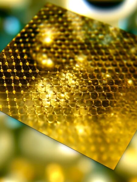 goldene feuille or plus fine monde epaisseur atome premiere couv
