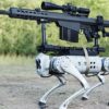 L armée chinoise a montré son chien robot équipé d un fusil ouvrir le feu sur des cibles