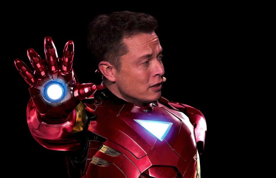 Elon Musk Iron Man couv