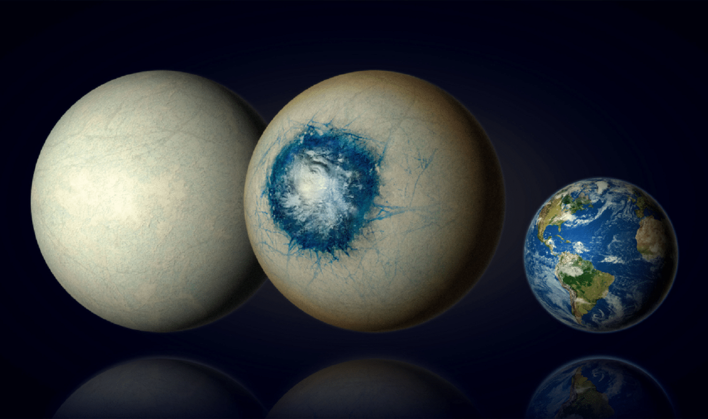 Ontdekking van een ijskoude exoplaneet met een vloeibare oceaan (en mogelijk een atmosfeer) in de bewoonbare zone