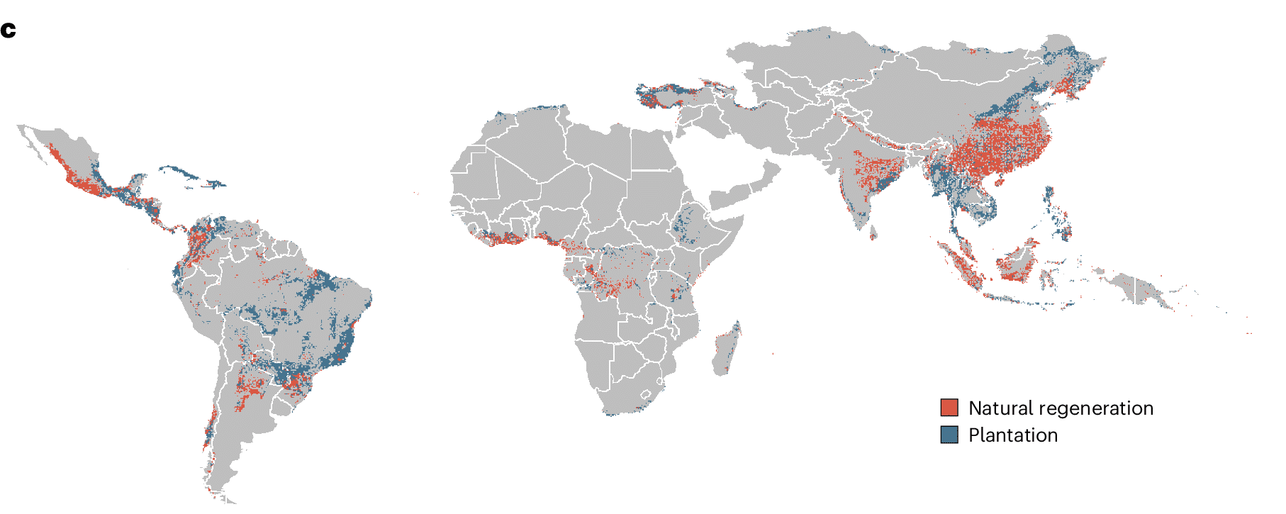 reboisement naturel manuel carte mondiale etude climat