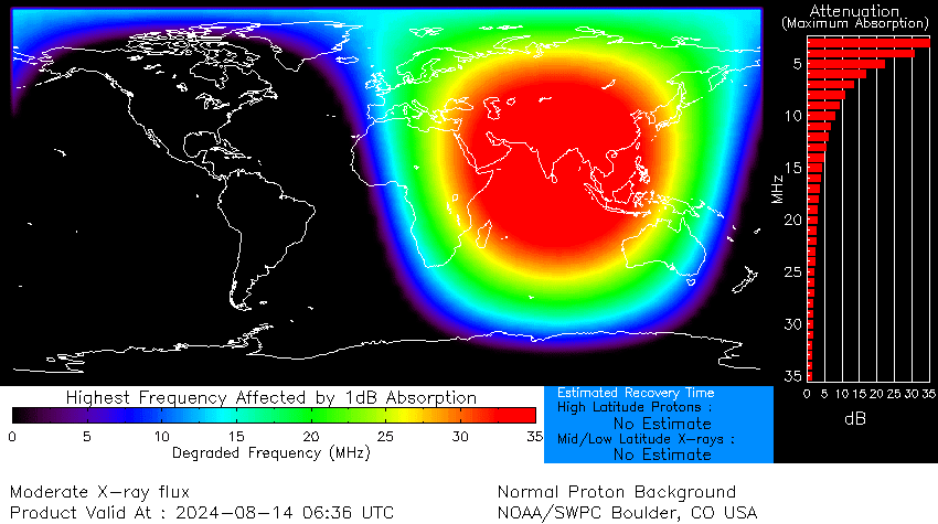 Carte coupures ondes radio aout 2024 eruption