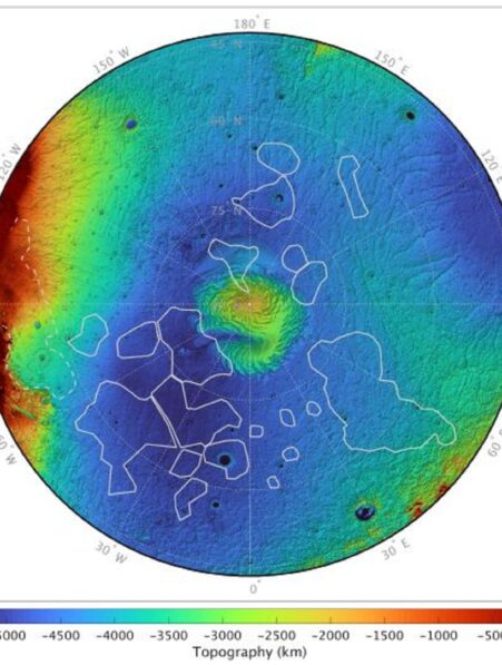 Mars de mystérieuses structures découvertes sous les vestiges d un océan disparu de la planète