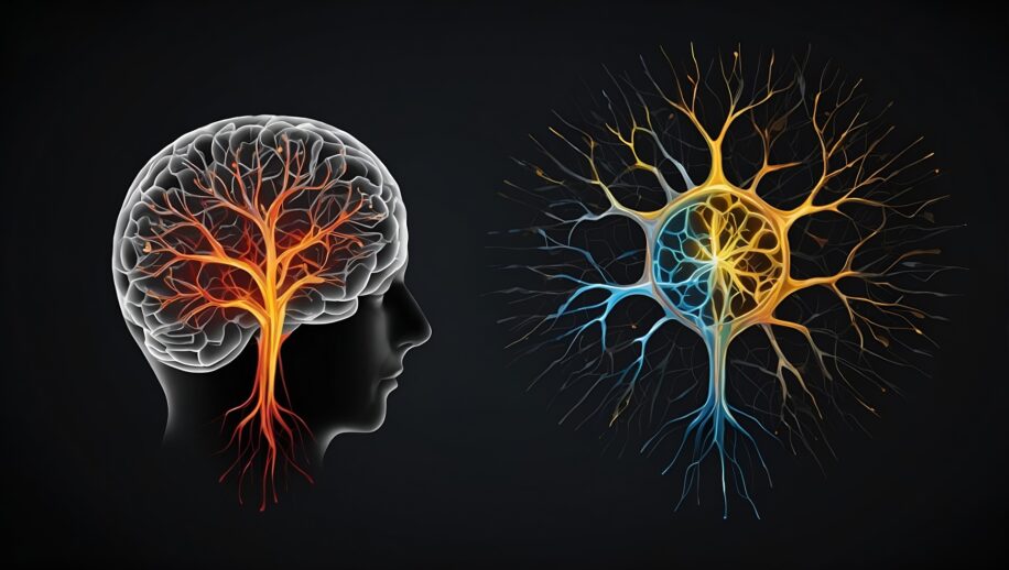 depression reseau cerebral etendu