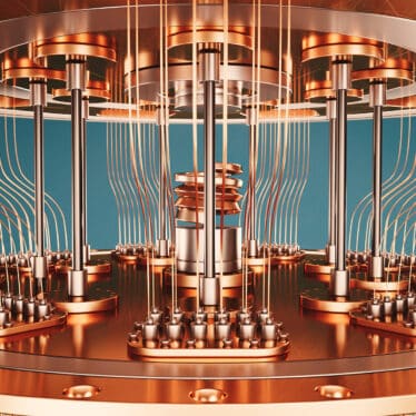 quantum computer close up